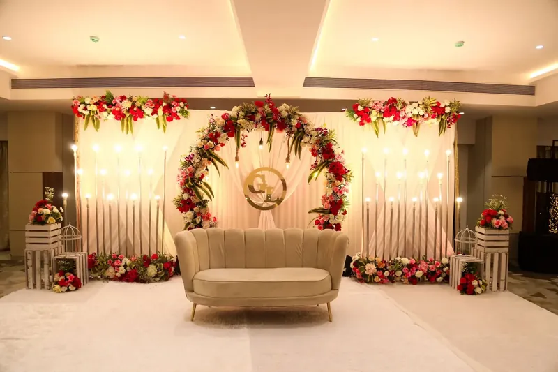 Intimate family celebration at Golden Leaf Banquet, Malad